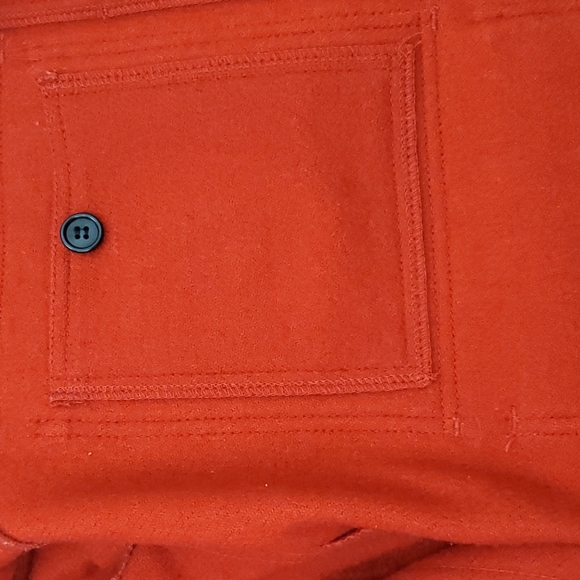 Vintage Filson Garment virgin wool red hunting buttons up men jacket size XL? - Picture 8 of 9
